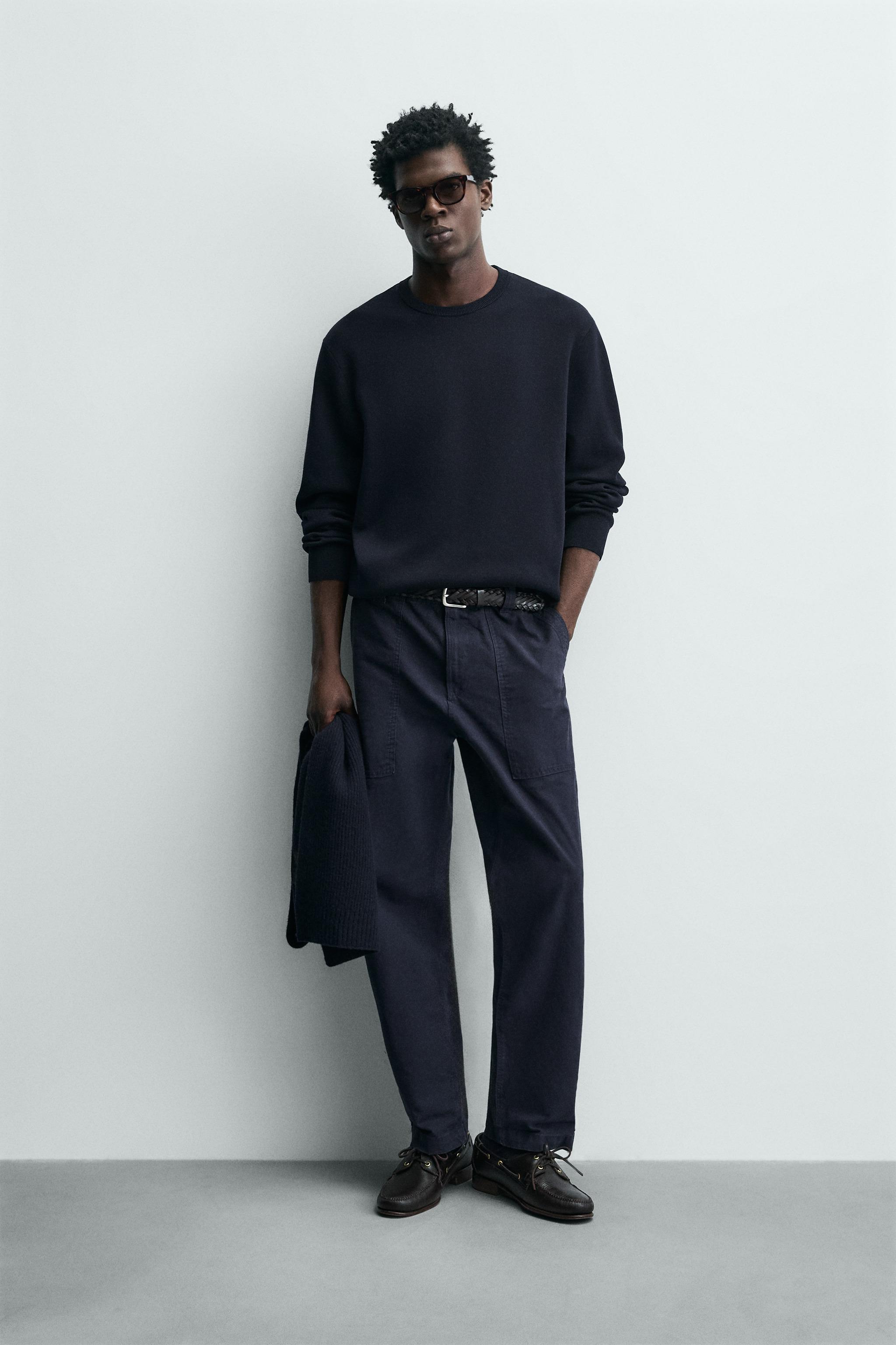 REGULAR FIT COTTON JUMPER